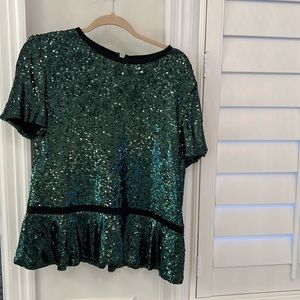 Tory Burch Sequence Top like NEW